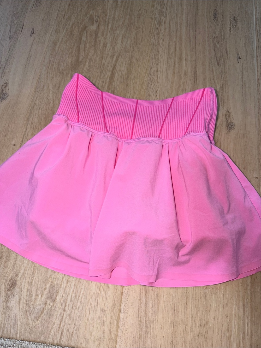 Offline by Aerie Women's Pink tennisSkirt - High Waist built in shorts xsmall